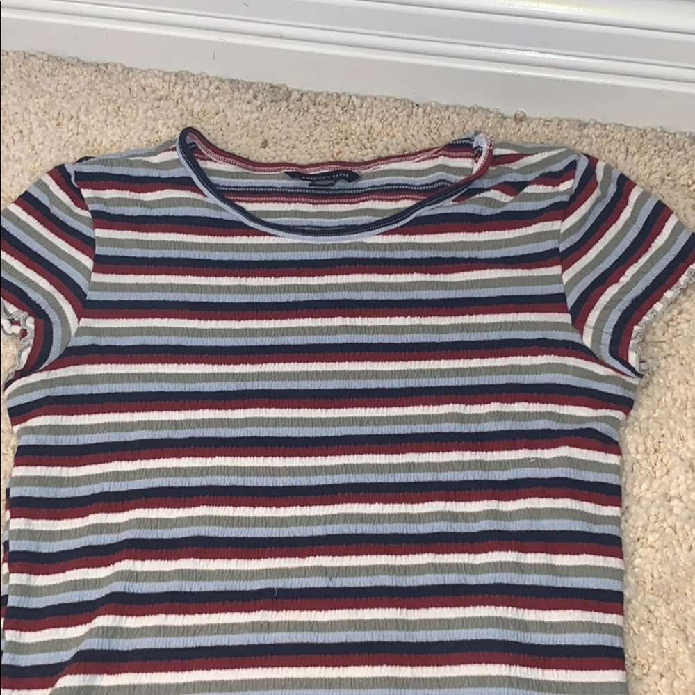 American Eagle smocked short sleeve.